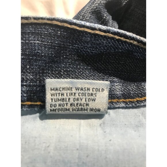 F.U.S.A.I Focus USA Inc Men's Creased Embroidered Jeans - Picture 9 of 10